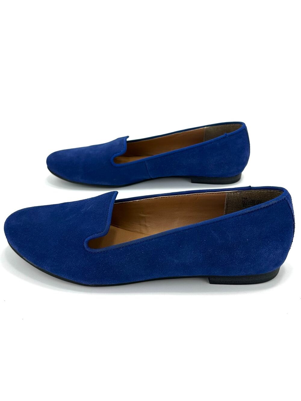 Mia Brit Flats/Loafers Size 7 Royal Blue Suede Comfort Classic Versatile Padded